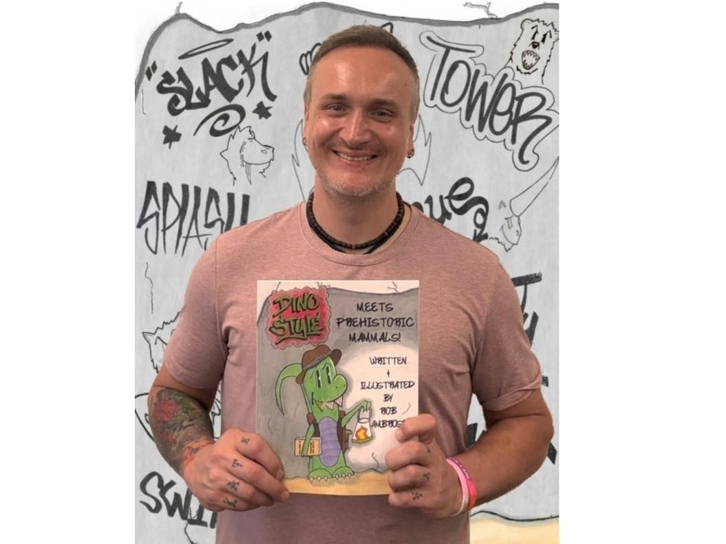 An eighth-grade science teacher at Bridgewater-Raritan Middle School has launched a new book, this time turning from dinosaurs to prehistoric mammals.