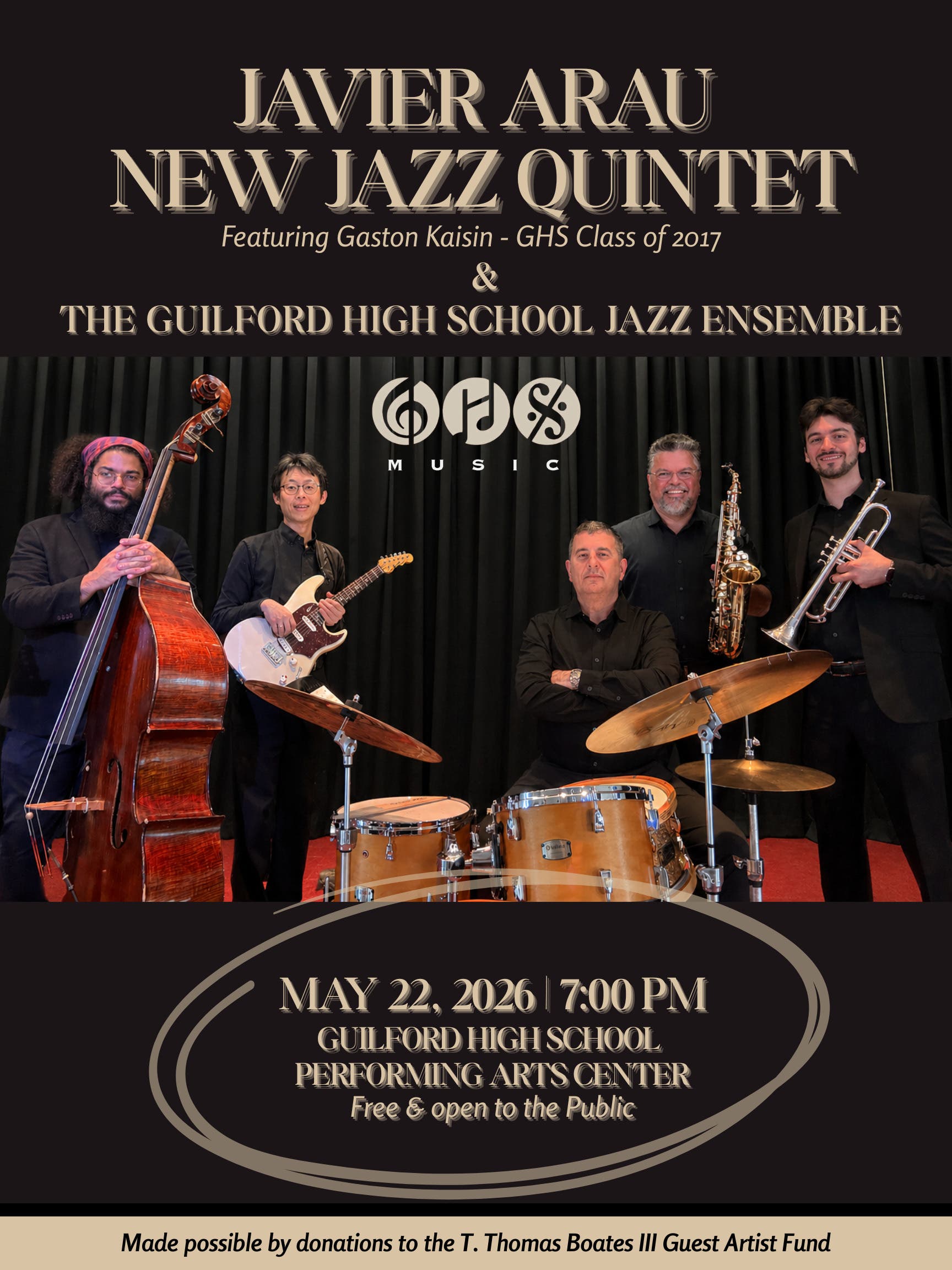 Javier Arau Jazz Quintet & Guilford High School Jazz Ensemble