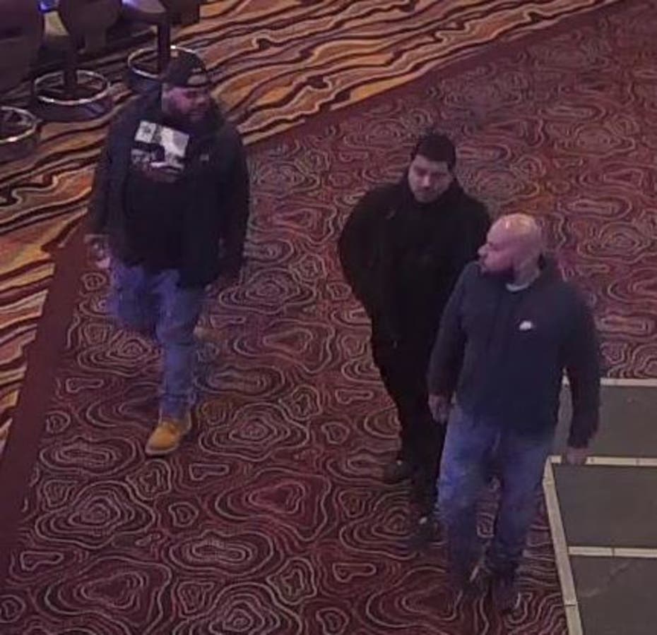 Police in Bensalem are looking for three men they say stole a car at Parx Casino.