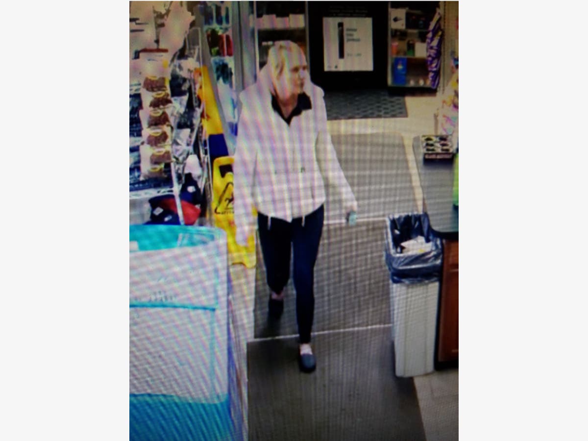 Bensalem Police are asking for the public's help finding a woman they say hit a car at a Conoco gas station.