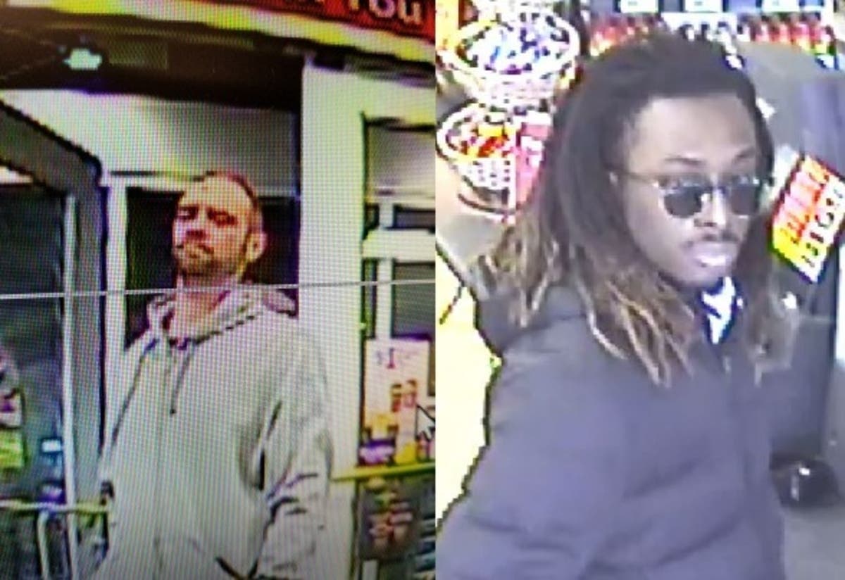 Police say the men used a stolen credit card to spend more than $150 at a Giant and two Wawa stores.