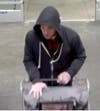 "He may be tremendously alert," police warned of the repeat energy-drink thief.