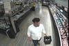 Police say the man loaded up a basket with cheese, deli meats, blueberries, cookies and bottles of juice.