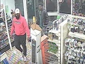 The same men attempted to rob another Falls 7-Eleven earlier that night, according to police.