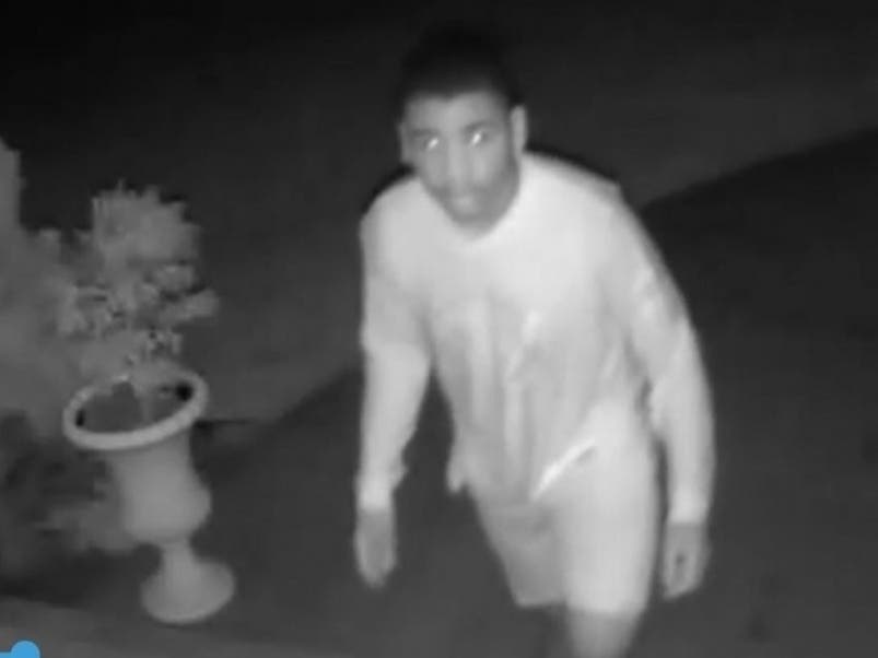 The man attempted to enter a home in Wellington Estates by cutting the screen on a window, Bensalem Police said.
