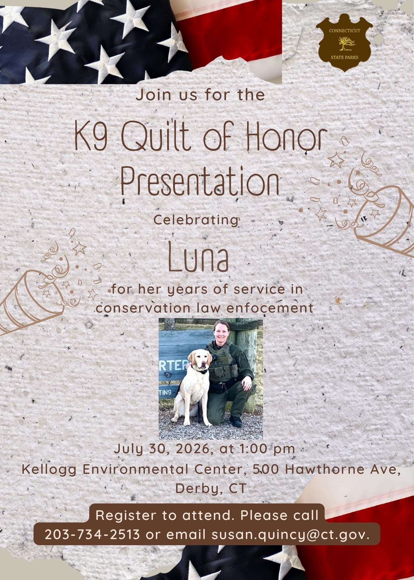 K9 Quilt of Honor Presentation