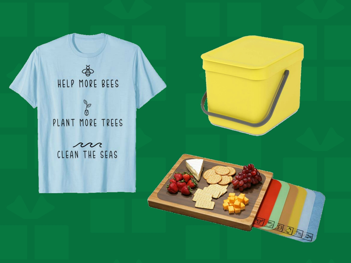From reusable shopping totes to solar powered speakers, check out these thoughtful gifts that are also saving the environment.