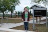 Local boy enjoys the revamped St. John Neighborhood Park on Wednesday.