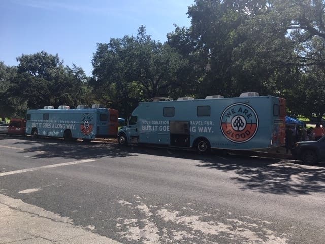 We Are Blood dispatched 2 mobile units to accommodate more than 100 donors reacting to El Paso, Texas, shooting.