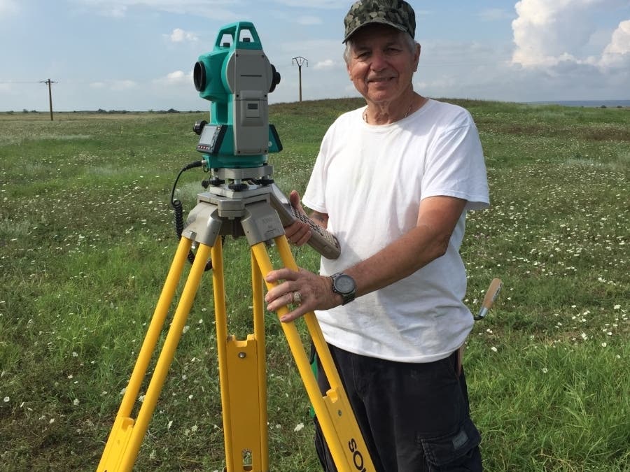 Terry Orr in Romania during world travels toward learning about other cultures. 