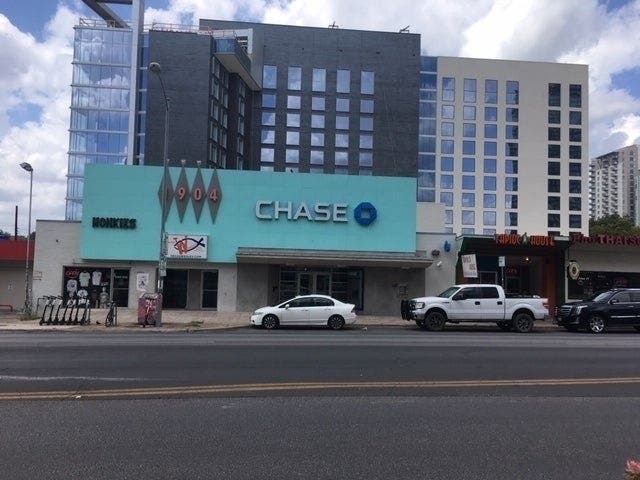 Chase Bank branch at 1904 Guadalupe St. was robbed on Wednesday for the second time in two weeks.