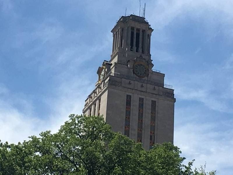 The Tower at UT-Austin is the centerpiece of the university's expansive campus.