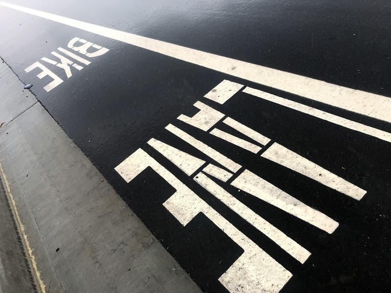 The move  allows for social distancing as residents use the lanes to travel along the key roadway and into the downtown area.