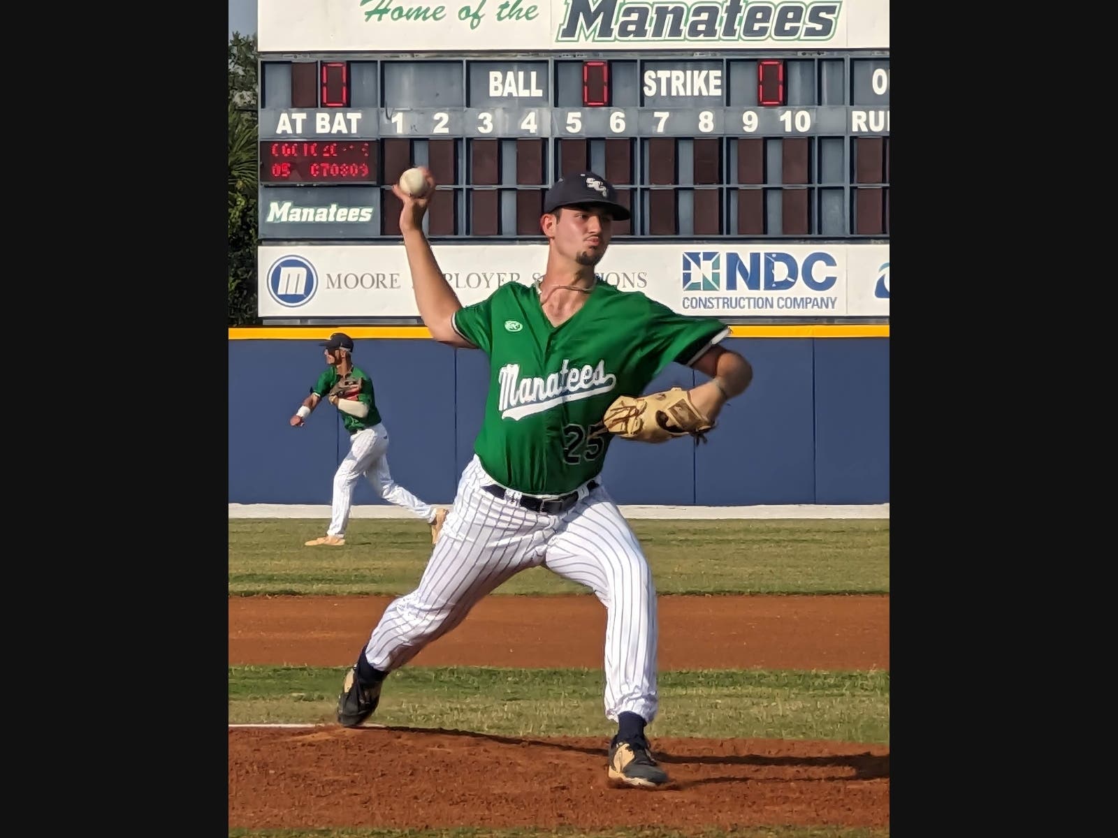 Photo caption: Michael Forret, pitcher, Tampa Bay Rays’ Montgomery Biscuits AA minor league team.

