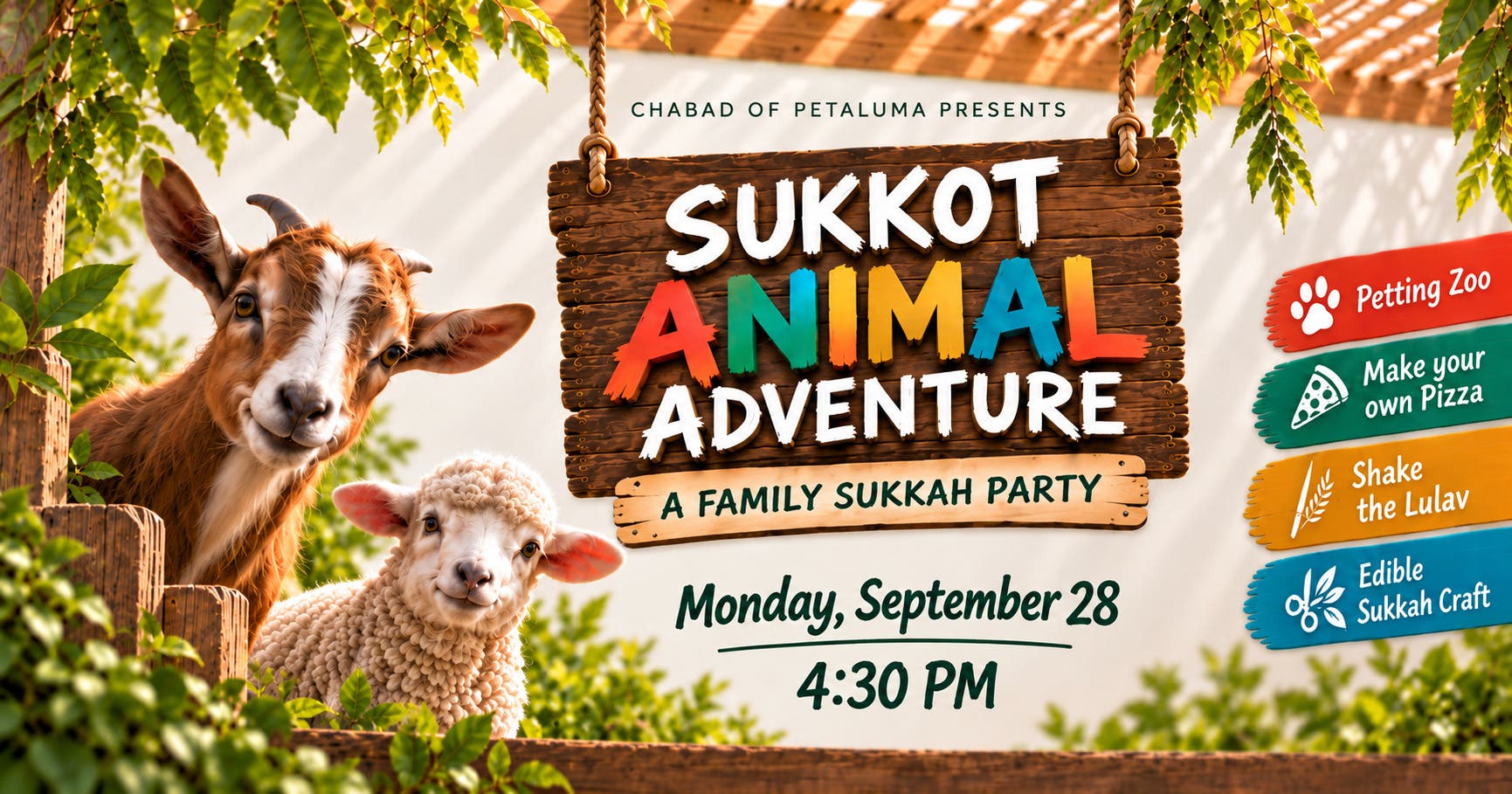 Sukkot Animal Adventure