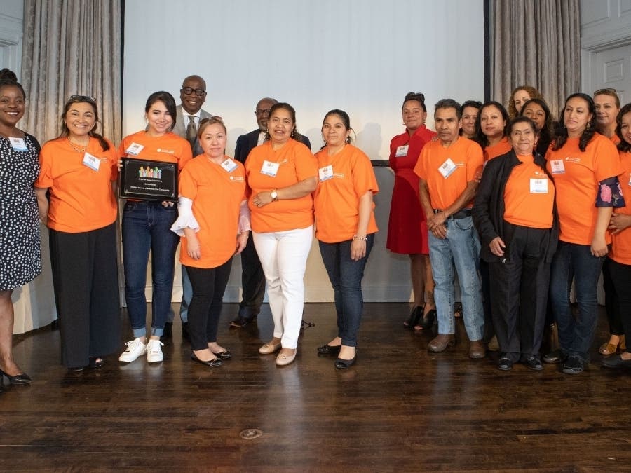 POWER parents celebrate with community organizing leaders from across Connecticut.