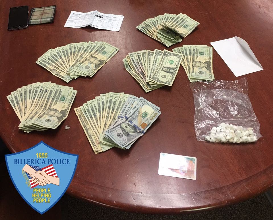 Man Arrested with Heroin, Cocaine and over $1k in Cash in Billerica ...