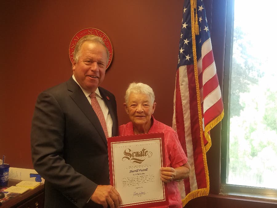 Senator Bill Dodd and Sherrill Futrell