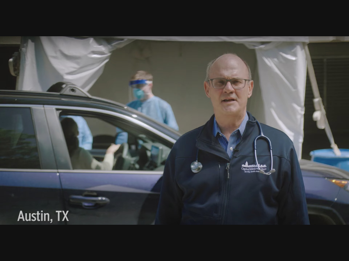 Capital Medical Clinic physician appears in "We Are Here For You" video