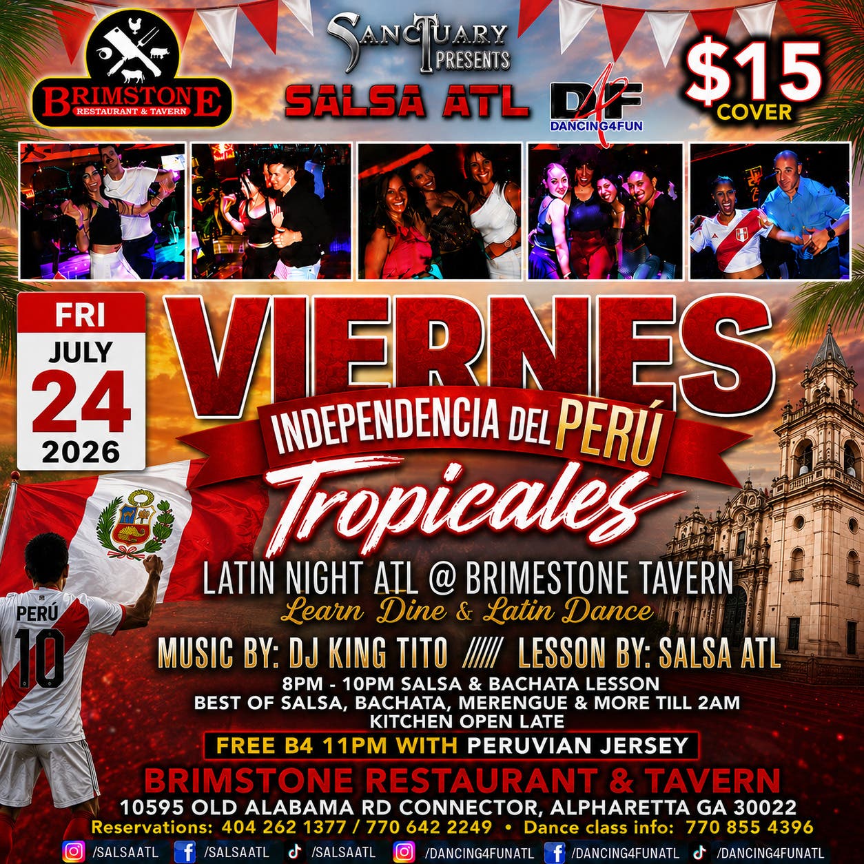 Friday Latin Night Atlanta - Viernes Tropicales Latin Night