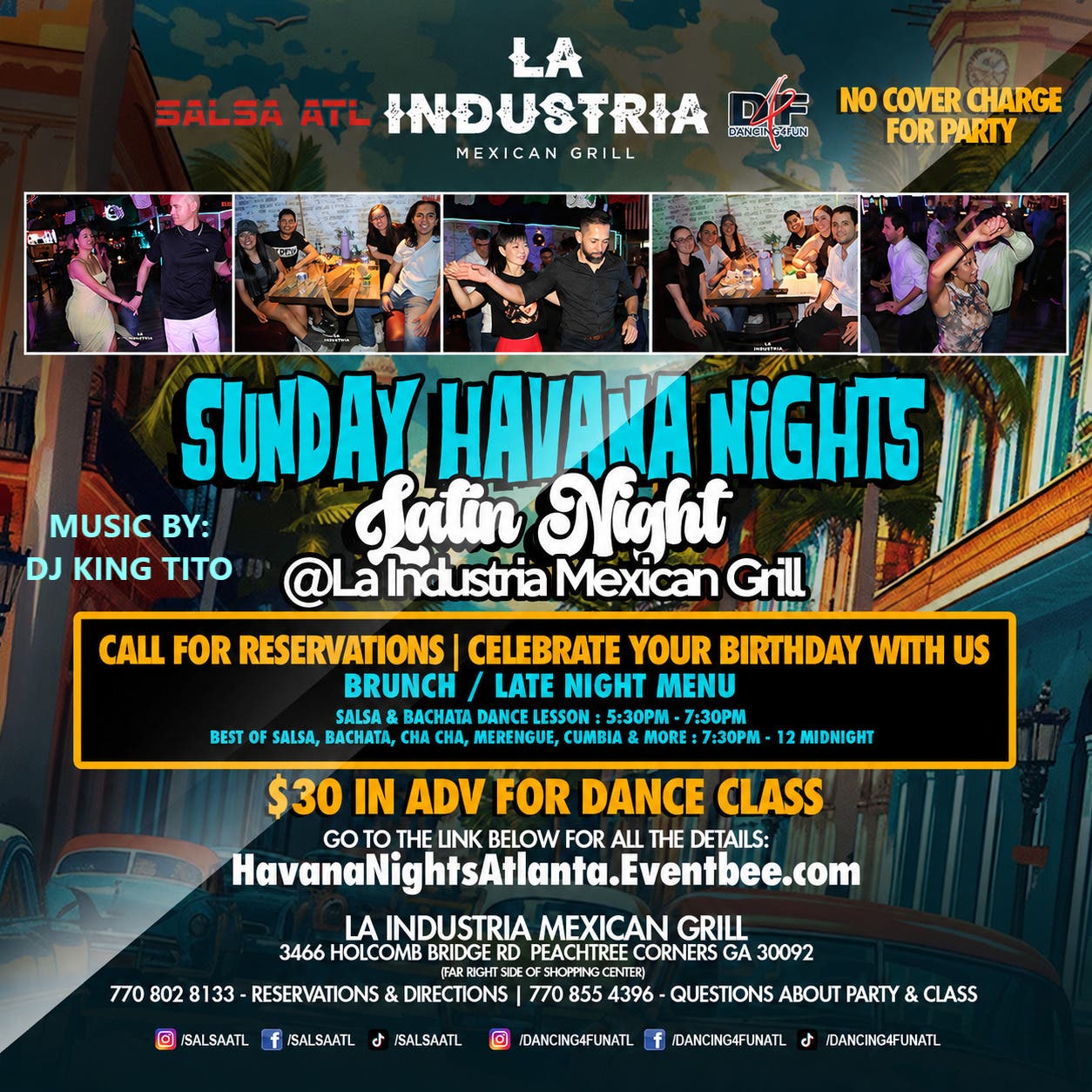 Sunday Havana Nights Latin Night Atlanta 