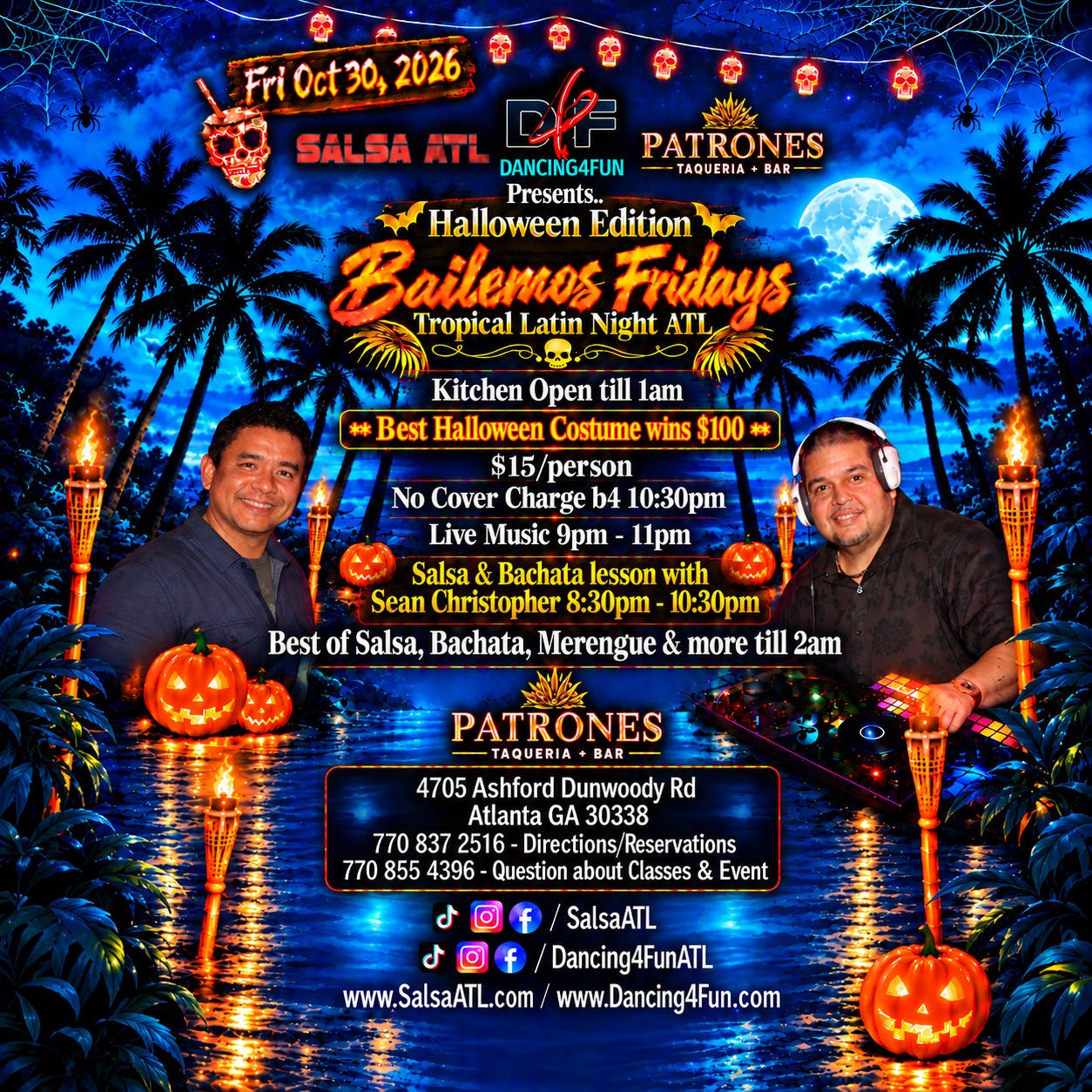 Halloween Edition of Bailemos Friday - Latin Night ATL
