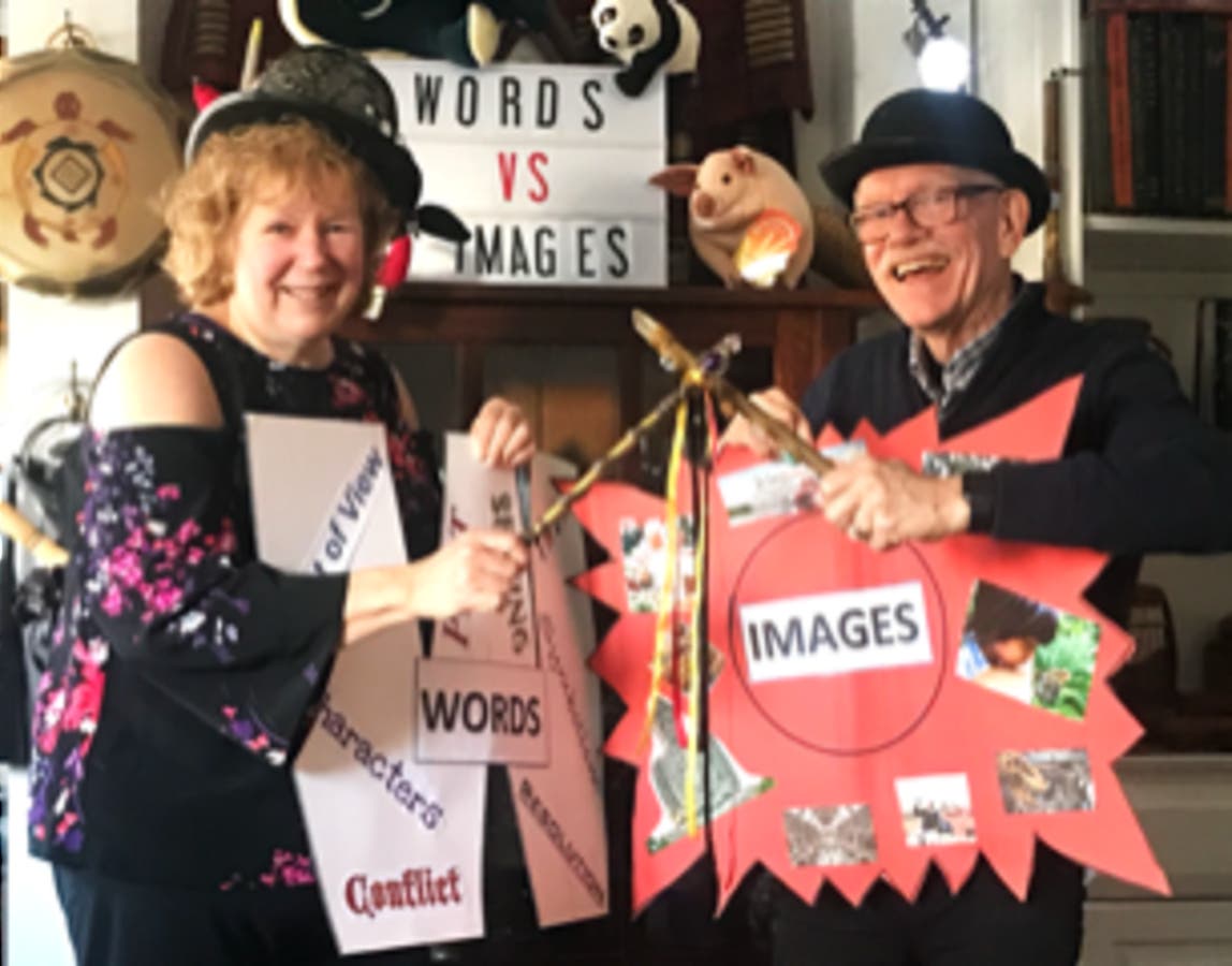 Nina Lesiga and Bill Derry, PechaKucha Workshop Presenters