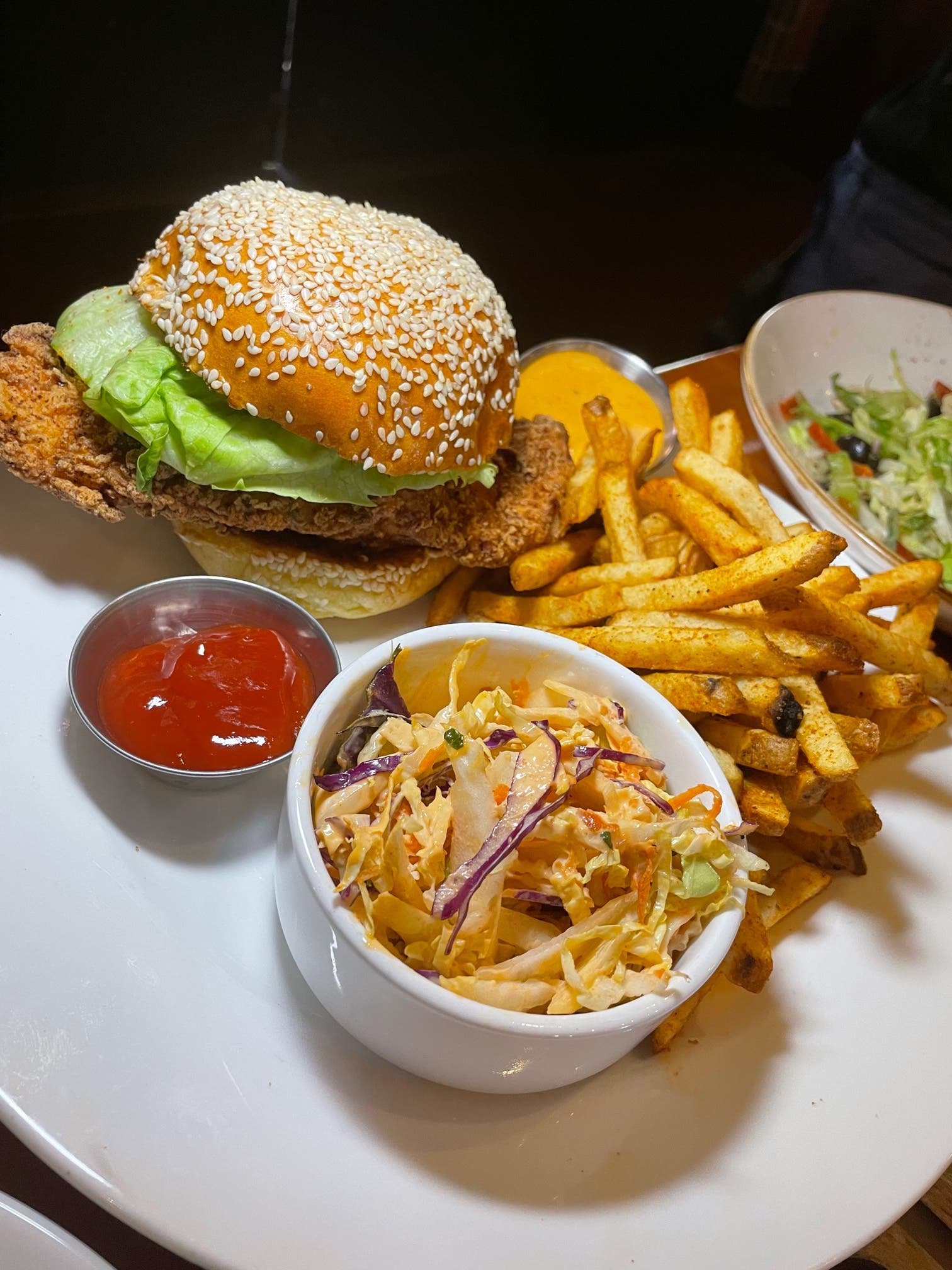 Beef, chicken and veggie burgers at La Grande Orange