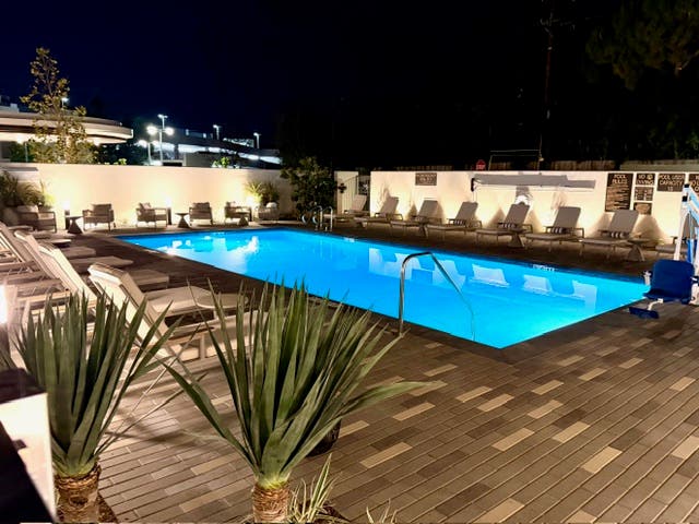 Inviting pool. Photo by Jill Weinlein
