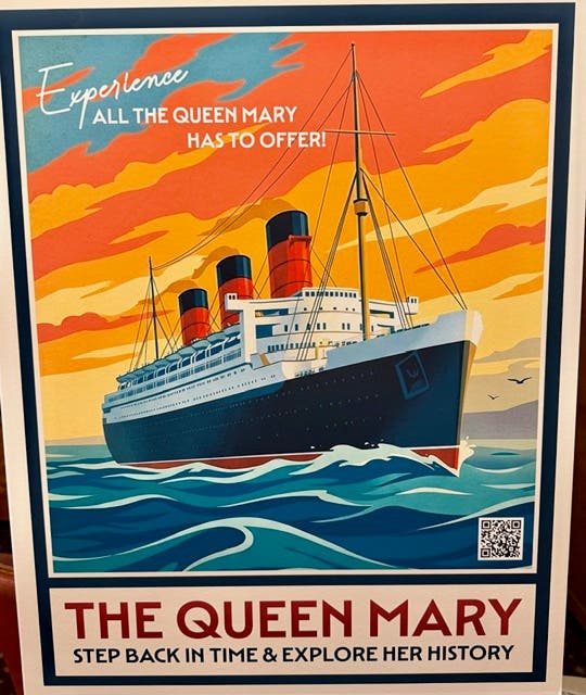 Stay overnight on The Queen Mary. Photo Jill Weinlein