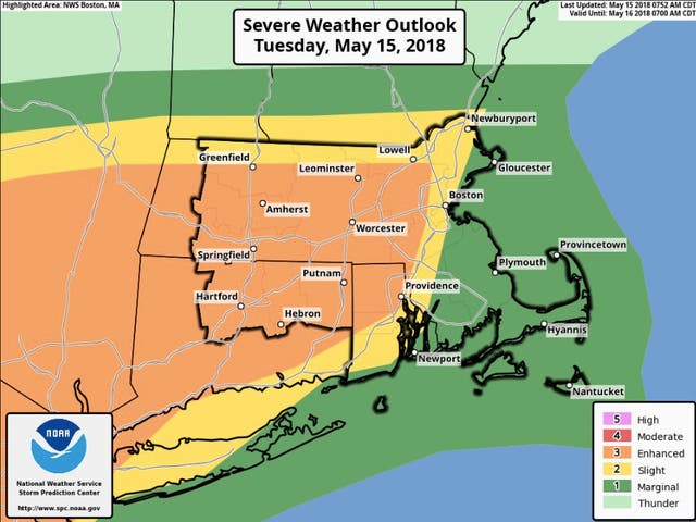 RI Weather Forecast: Severe Thunderstorm Risk Expands | Newport, RI Patch