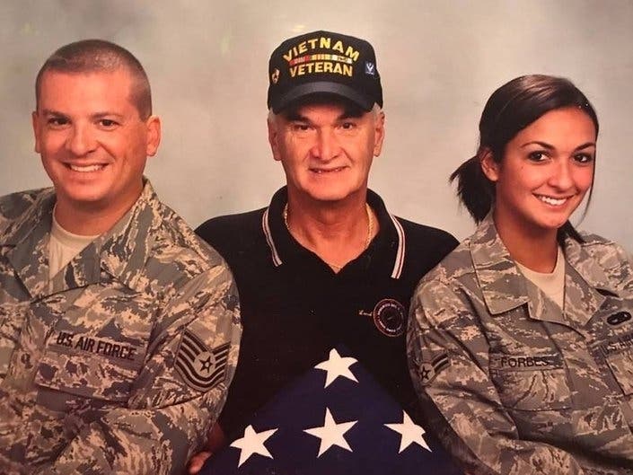 Alderman Scott Forbes (left) aims to spend more time in his veterans outreach position.