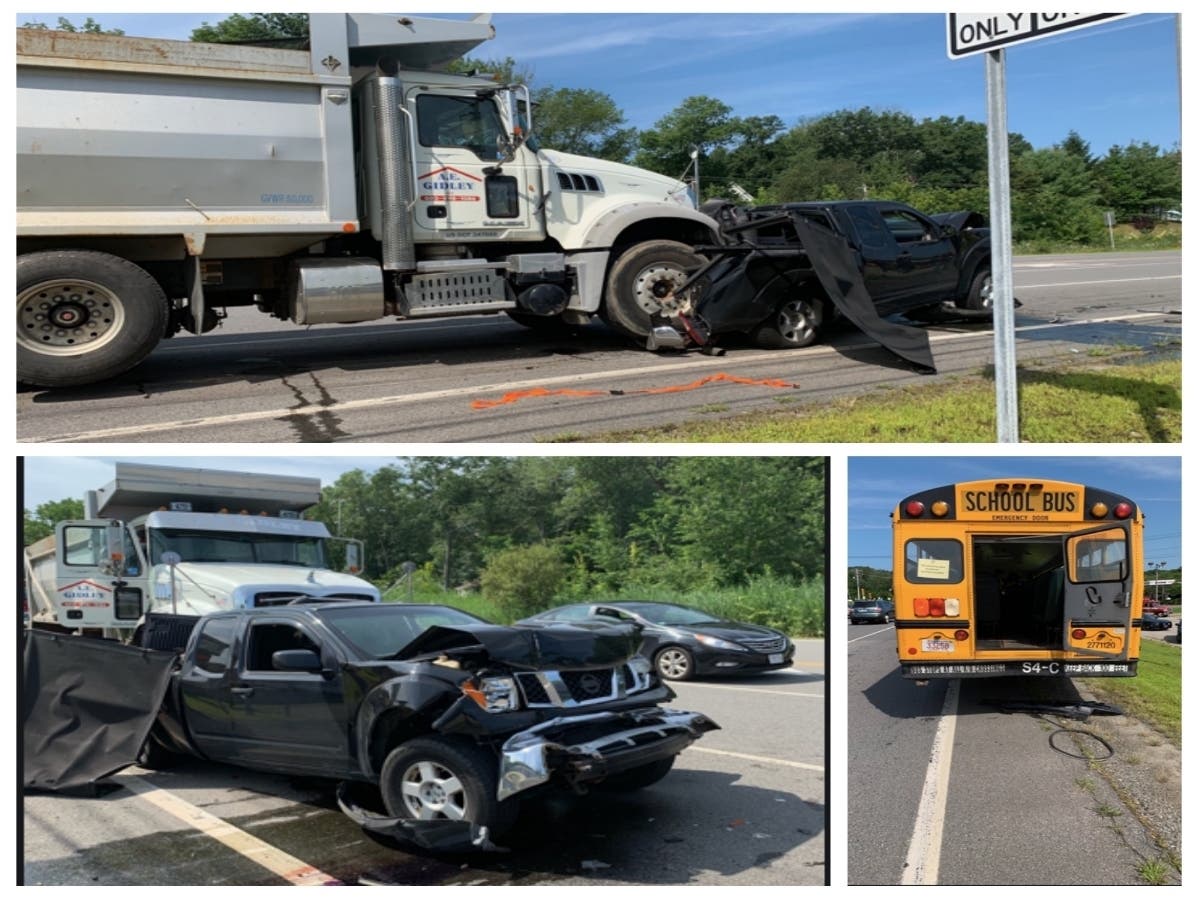 The crash involved multiple vehicles.