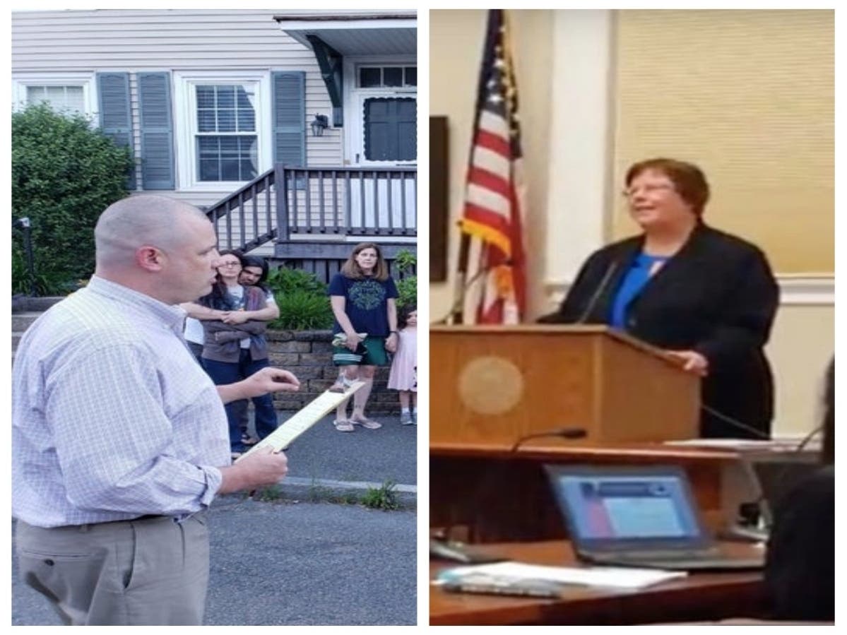 Shawn MacMaster and Gail Infurna are on two sides of the biggest issue in Melrose.