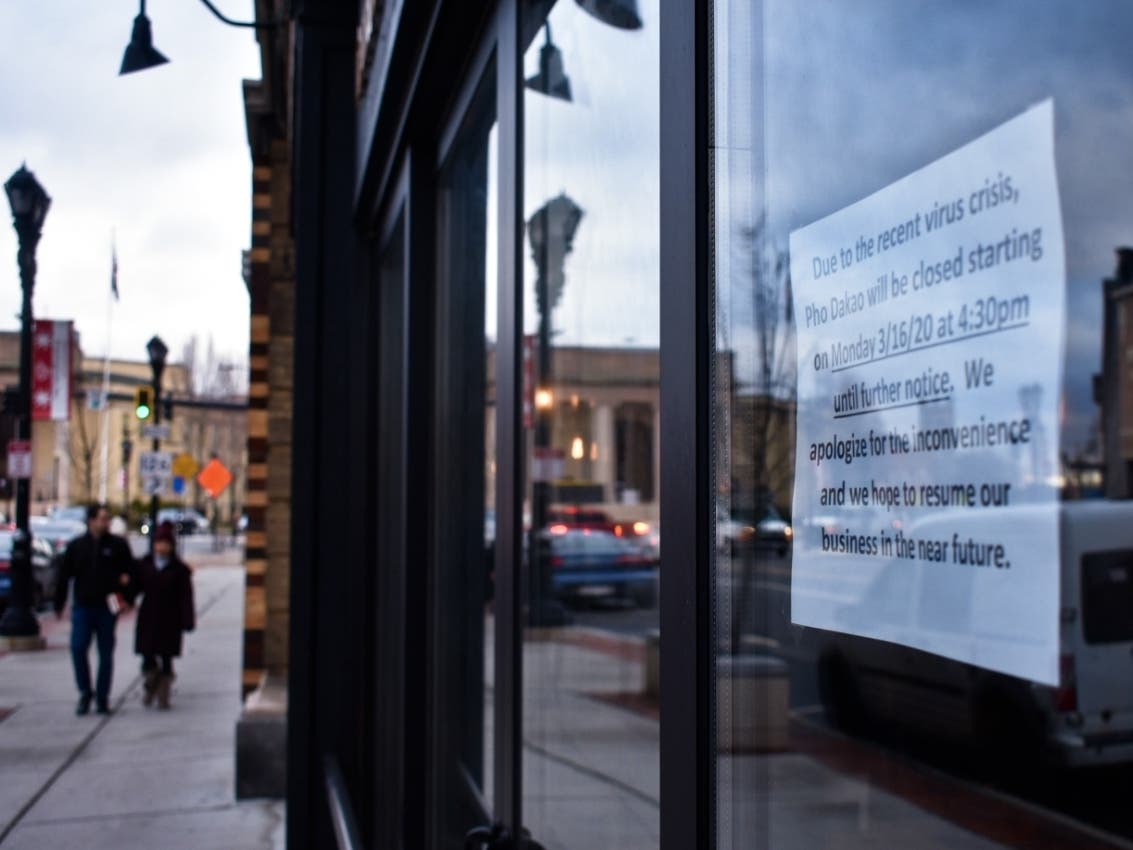 Small businesses and restaurants, like Pho Dakao in Framingham, are closing — hopefully temporarily. 