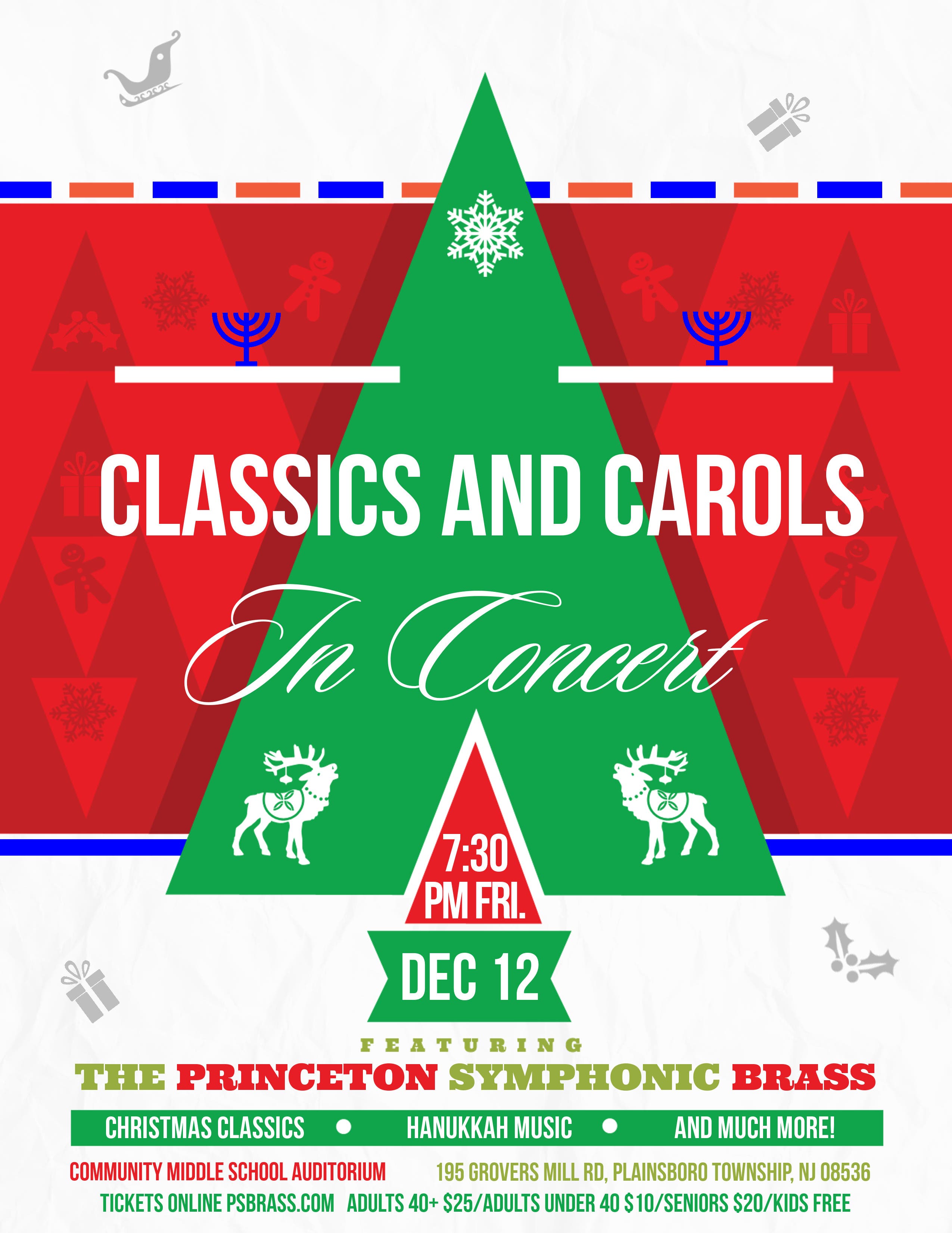 Princeton Symphonic Brass Classics and Carols Concert