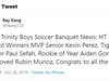 HT boys soccer -- Major Award winners fall 2019.