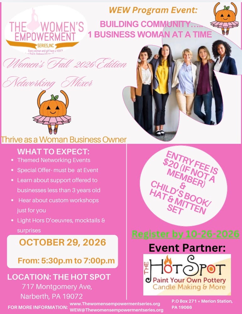 The Women's Empowerment Series, Inc. Fall 2026 Edition Networking Mixer