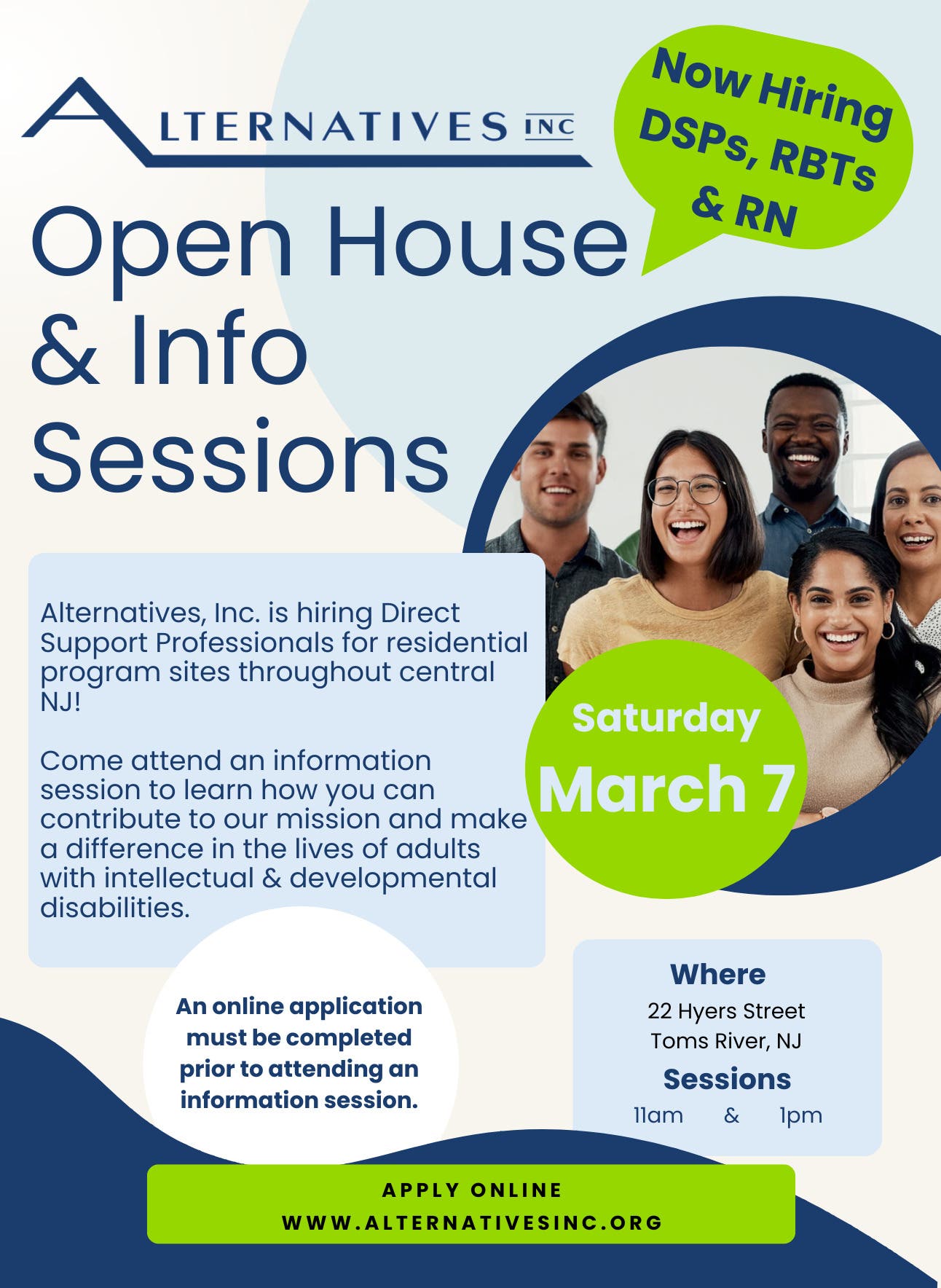 Alternatives, Inc. Open House/Info Session
