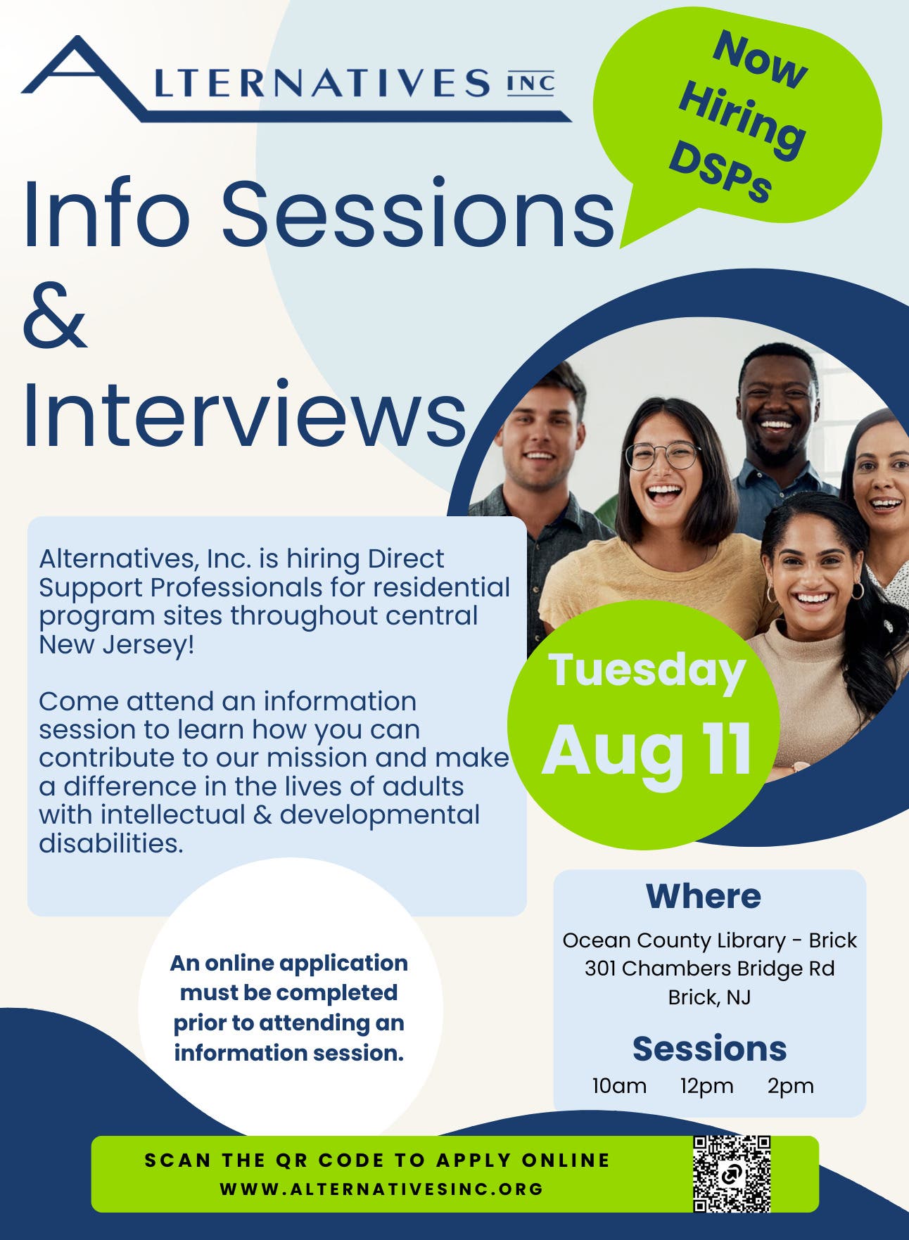 Alternatives, Inc. Open House/Information Session