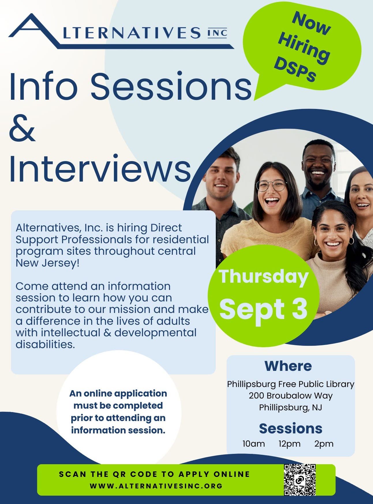Alternatives, Inc. Open House/Information Session