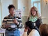 Naia James reflects on her values and interests as Hazel Smith, Soroptimist and conference facilitator, offers thoughts to help her and other participants envision a future where they are empowered to make career dreams a reality.
