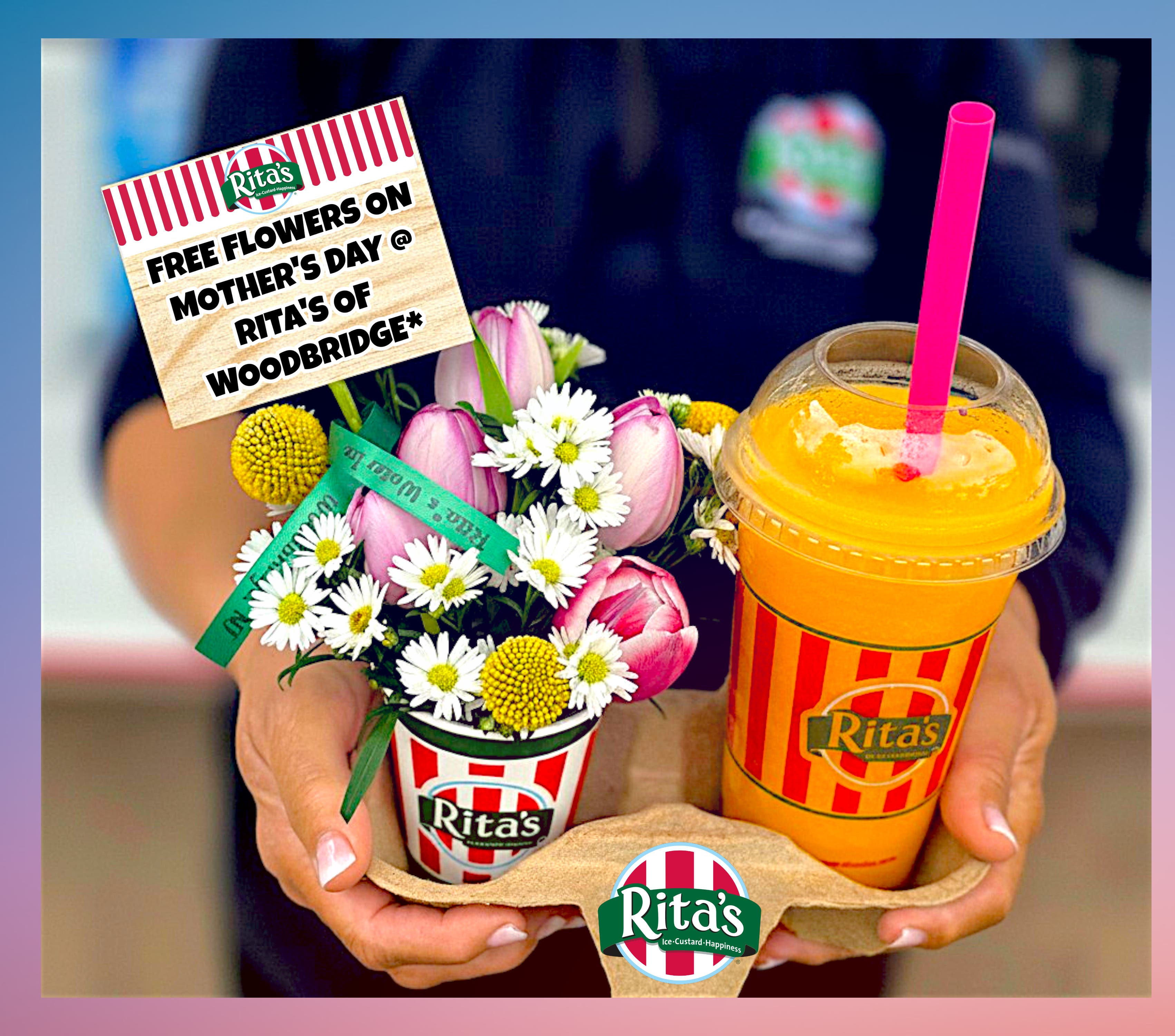 Mother's Day Free Flowers at Rita's of Woodbridge