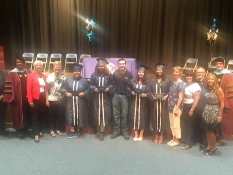 The district held its first summer graduation ceremony this week.