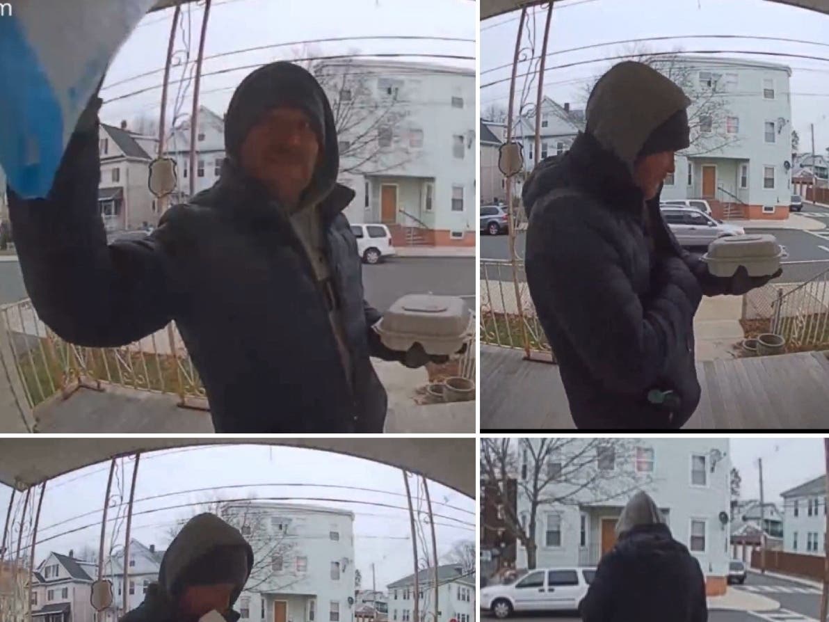 Police are searching for a package thief in Malden.