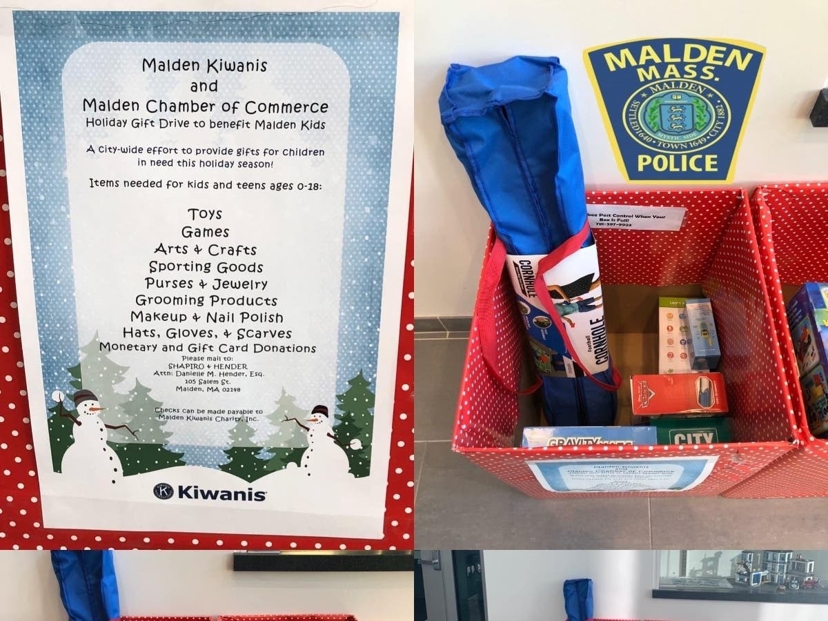 Malden Police Department Holds Inaugural Toy Drive Malden, MA Patch