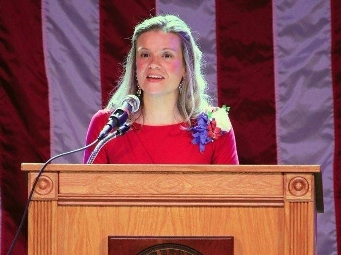 Breanna Lungo-Koehn was sworn in as Medford's 32nd mayor Sunday.
