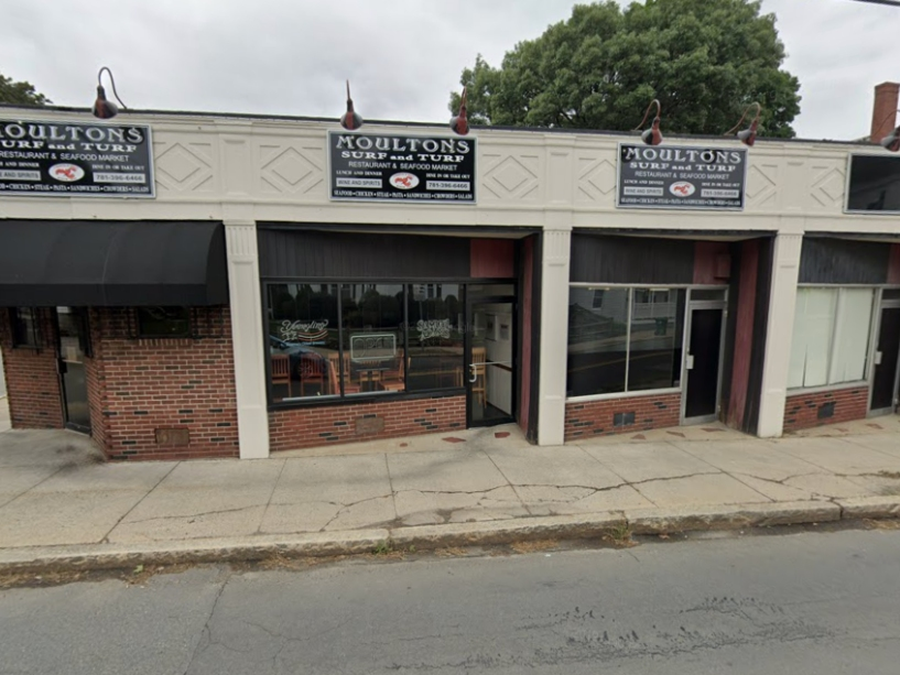 Moulton's Seafood Restaurant is on the market.
