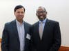 Muhammad Chowdhury (Bangladesh Association of NE) & Neil Osborne (Medford's Acting Directory of Human Resources). 