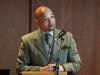 Poet Terry E. Carter highlighted King's legacy and the need for others to continue his work today.